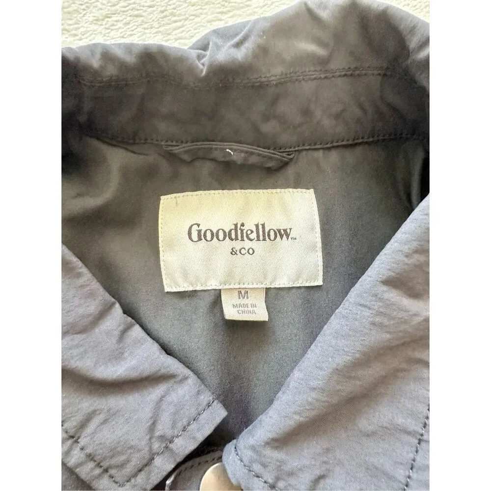 Goodfellow men’s black windbreaker jacket - M